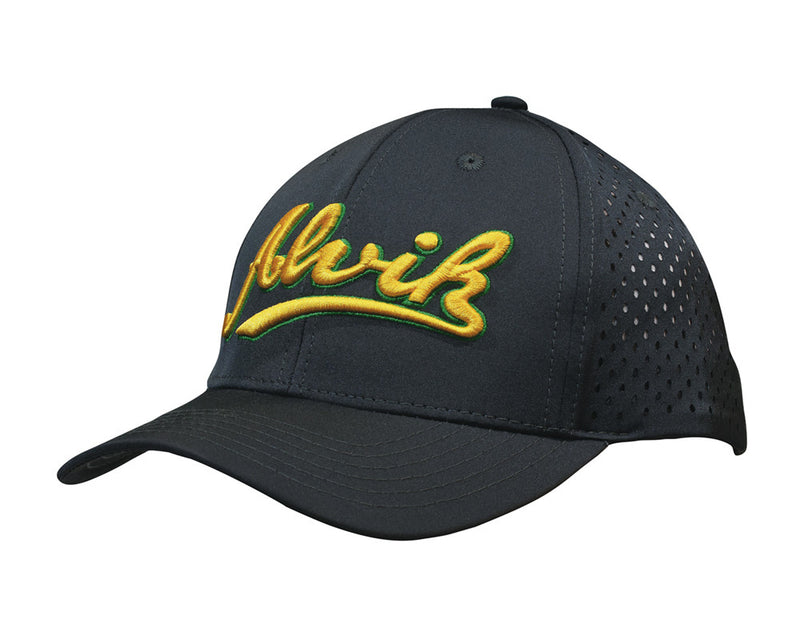 Headwear WA 3978 Premium Pioneer Sports Twill Cap with Tear Drop Perforations – 6 Panel