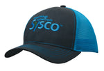 Headwear WA 4002 Brushed Cotton with Mesh Back Cap
