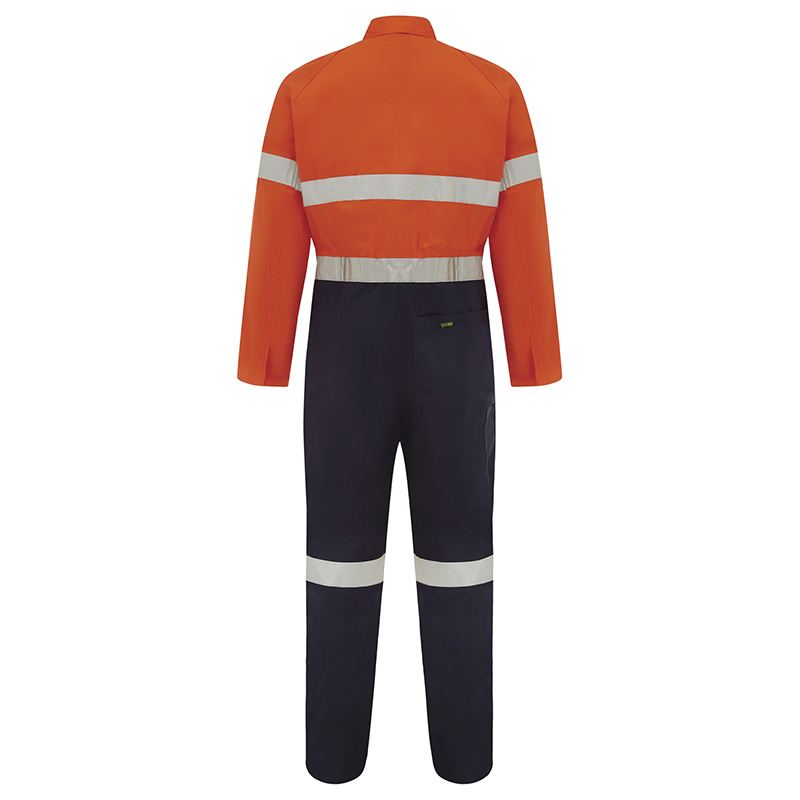 Hi Vis 2-Tone Regular Weight Taped Coveralls