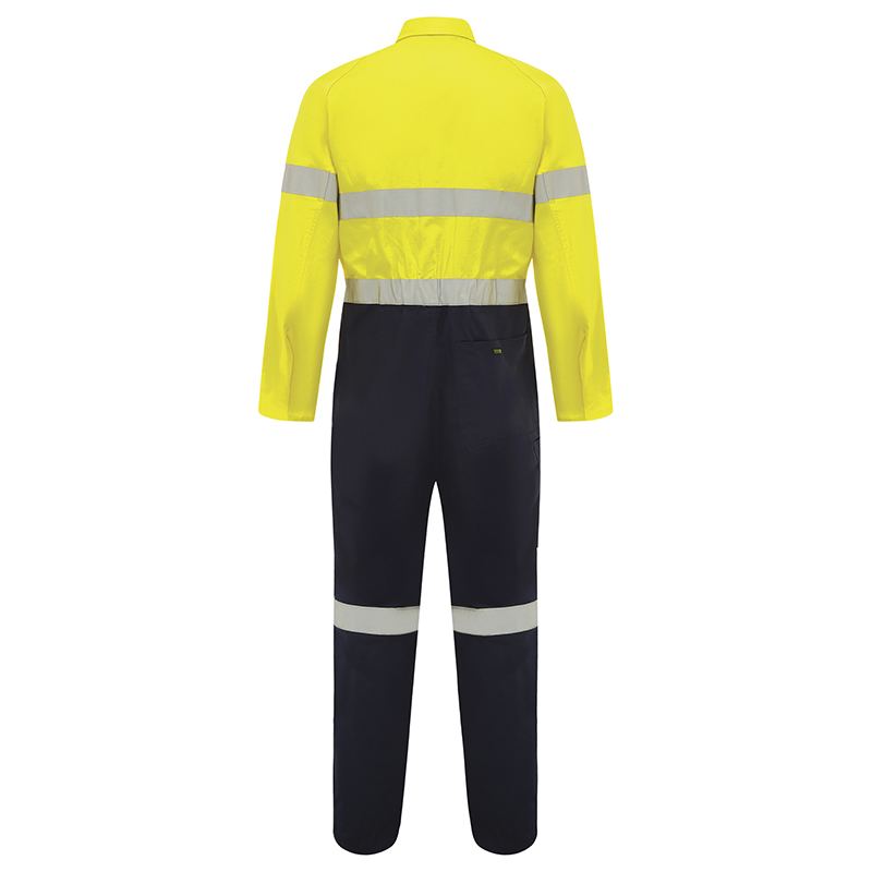 Hi Vis 2-Tone Regular Weight Taped Coveralls