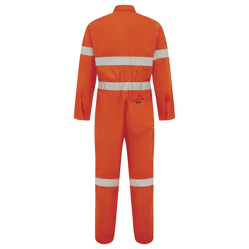 Hi Vis Tropical Lightweight Taped Coverall With Zip Closure