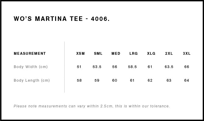 Martina Tee Ladies