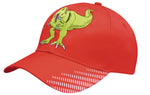 Headwear WA 4007 Breathable Poly Twill Cap with Peak Flash Print