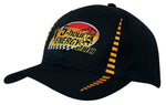 Headwear WA 4010 Breathable Poly Twill Cap with Small Check Patterning
