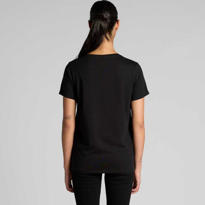 Maple Scoop Tee Ladies – Back