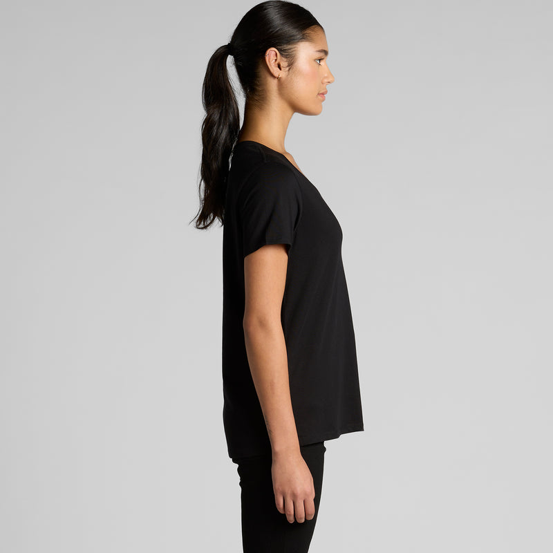 Maple Scoop Tee Ladies – Side