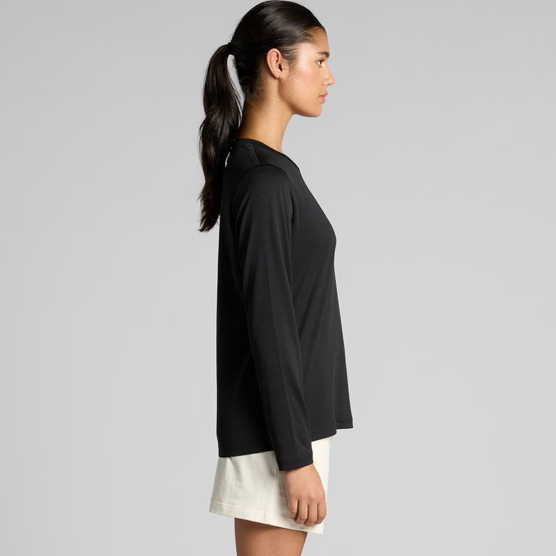 Maple Active Long Sleeve Tee Ladies – Side