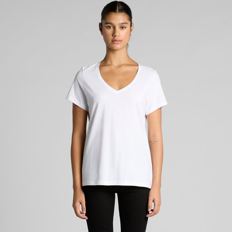 AS Colour 4023 Maple V Neck Tee Ladies