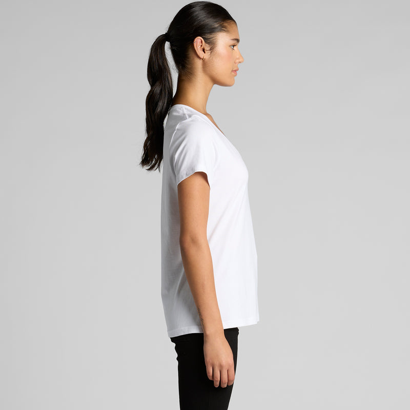 Maple V Neck Tee Ladies – Side