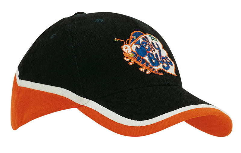 Headwear WA 4026 Brushed Heavy Cotton Tri-Coloured Cap