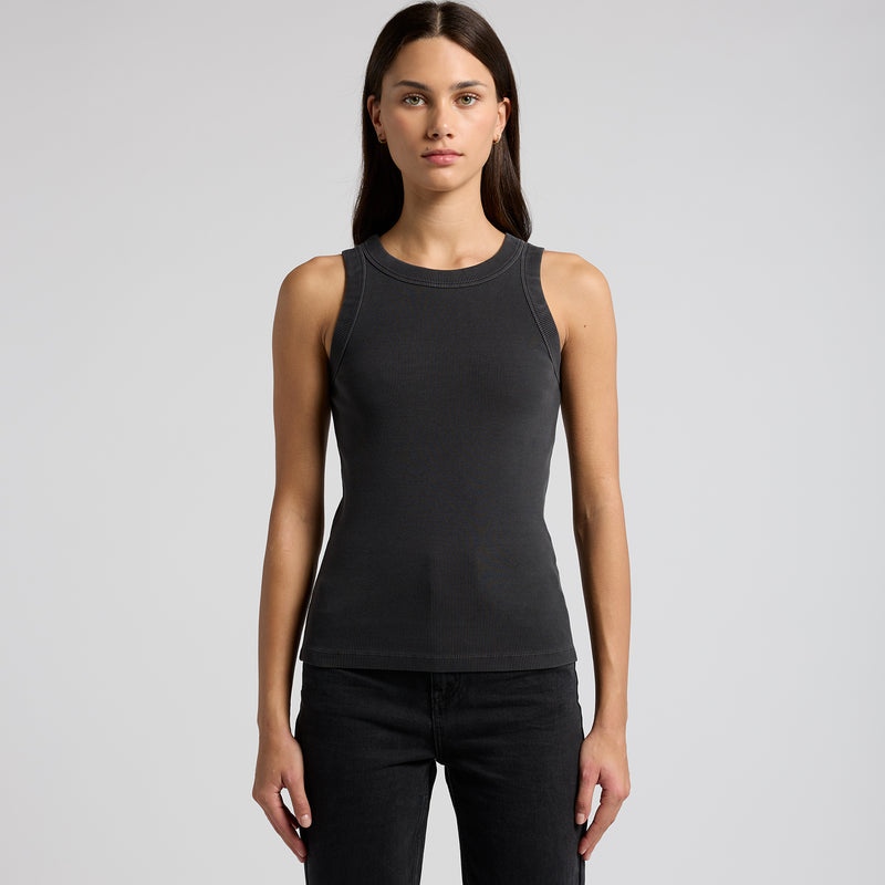 AS Colour 4034 Faded Organic Rib Tank Ladies
