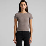 AS Colour 4036 Faded Organic Rib Tee Ladies