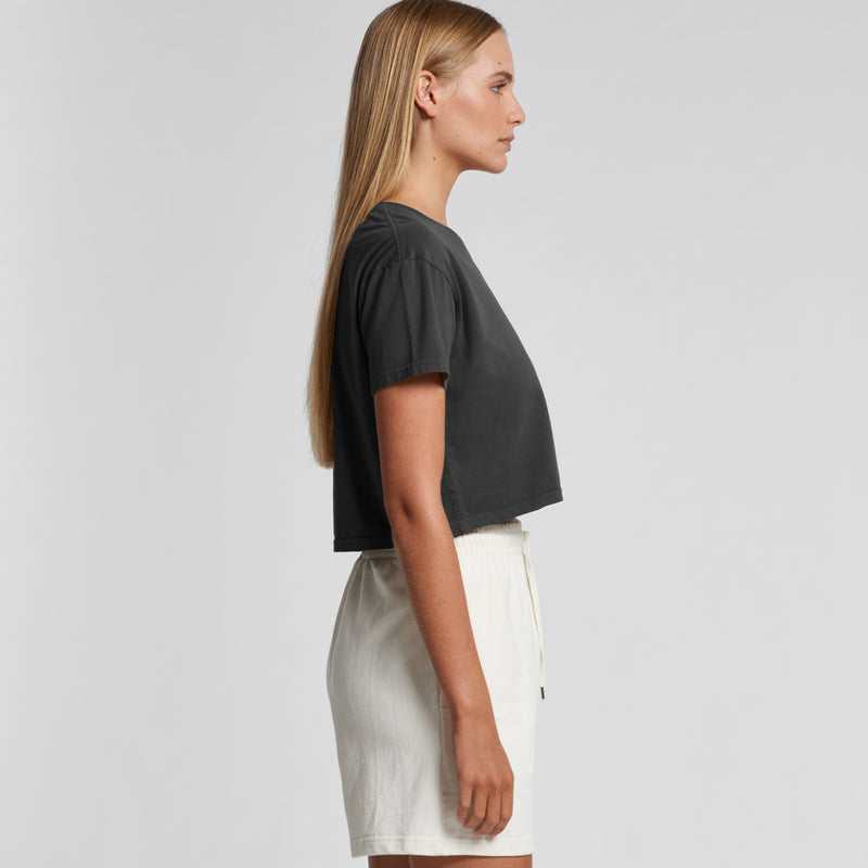Faded Crop Tee Ladies – Side