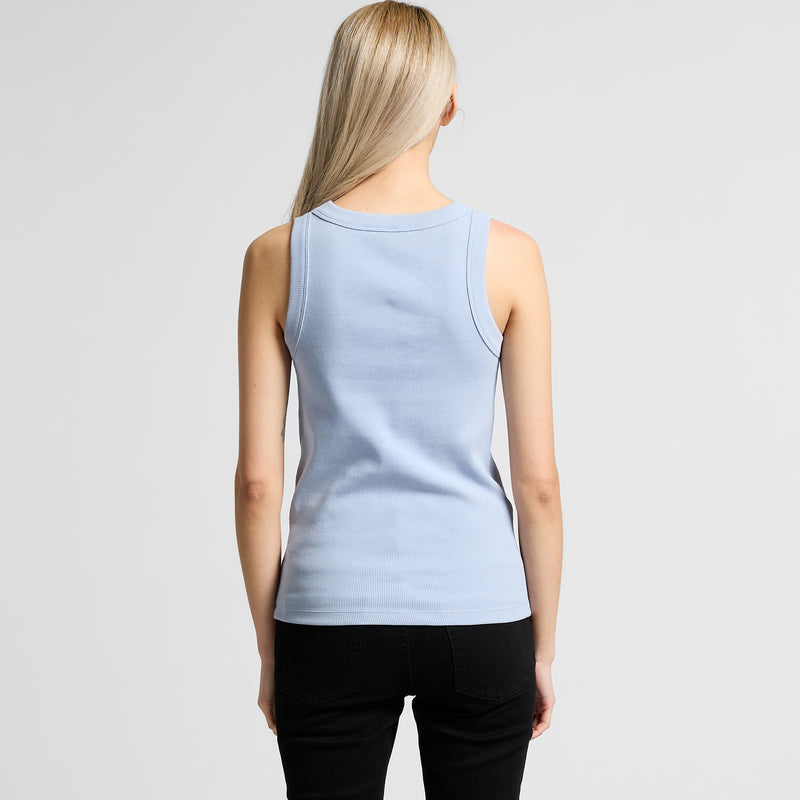Organic Rib Tank Ladies – Back
