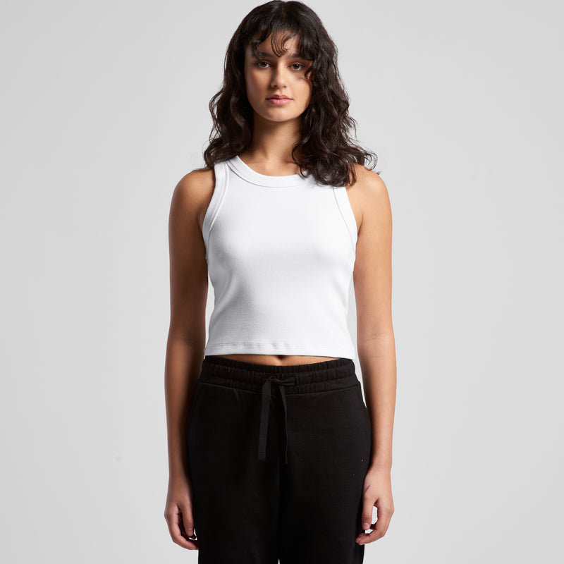 AS Colour 4064G Organic Rib Crop Tank Ladies