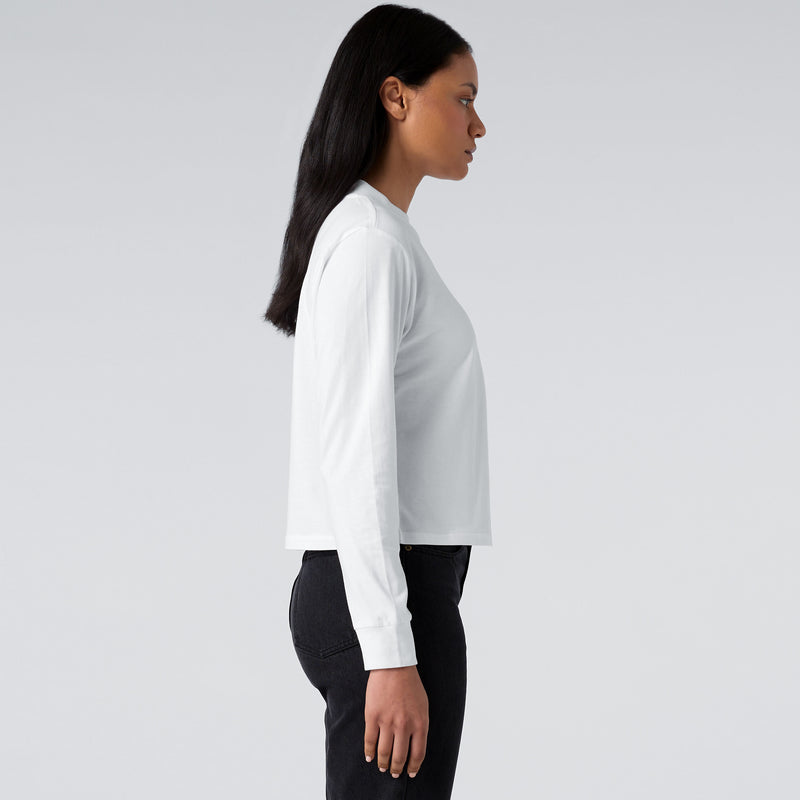 Mock Long Sleeve Tee Ladies – Side