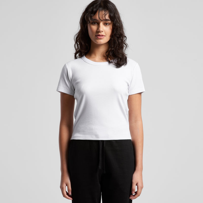 AS Colour 4074 Organic Rib Baby Tee Ladies