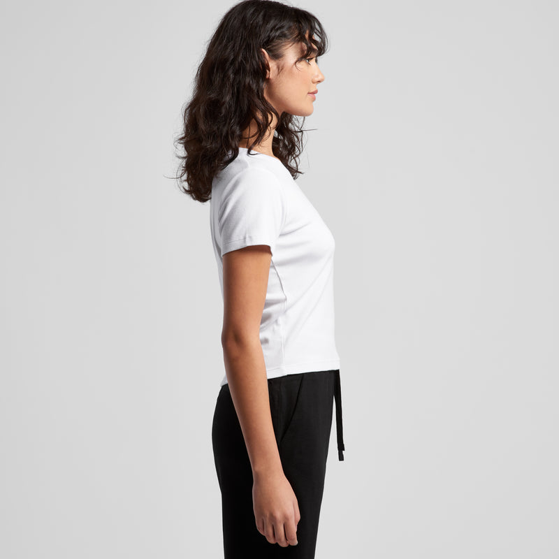 Organic Rib Baby Tee Ladies – Side