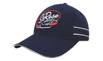 Headwear WA 4077 Microfibre Sports Cap with Piping and Sandwich
