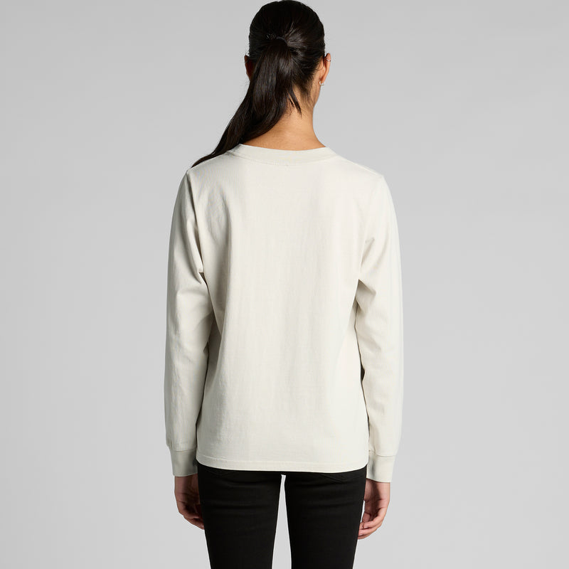 Heavy Faded Long Sleeve Tee Ladies – Back