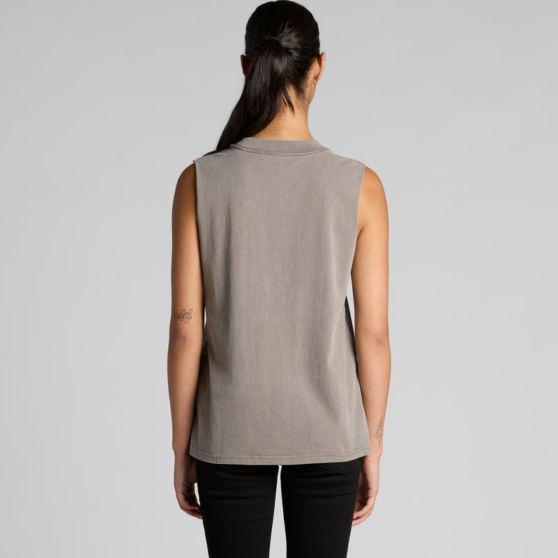 Heavy Faded Tank Ladies – Back