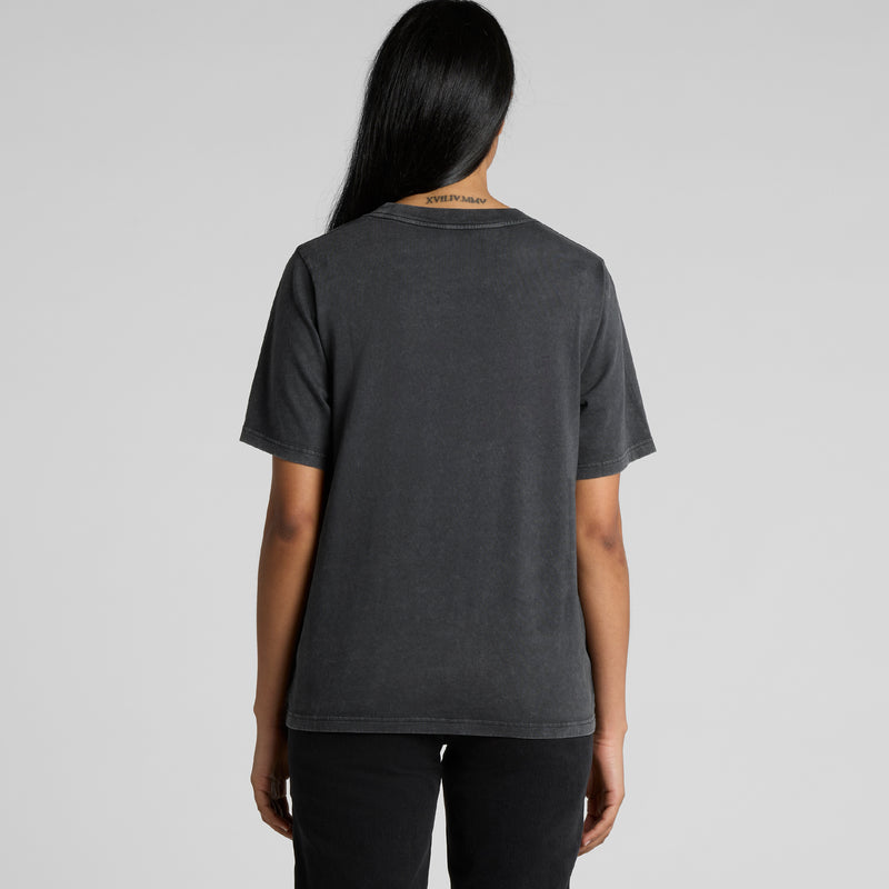 Stone Wash Heavy Tee Ladies – Back