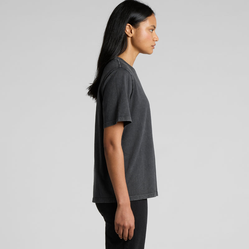 Stone Wash Heavy Tee Ladies – Side