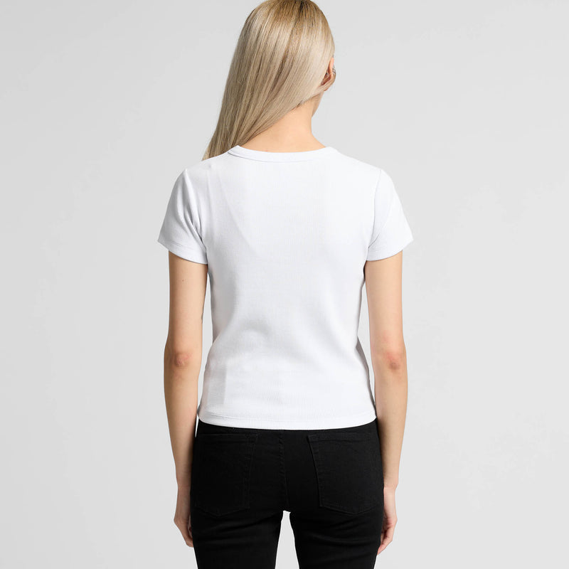 Organic Rib Tee Ladies – Back