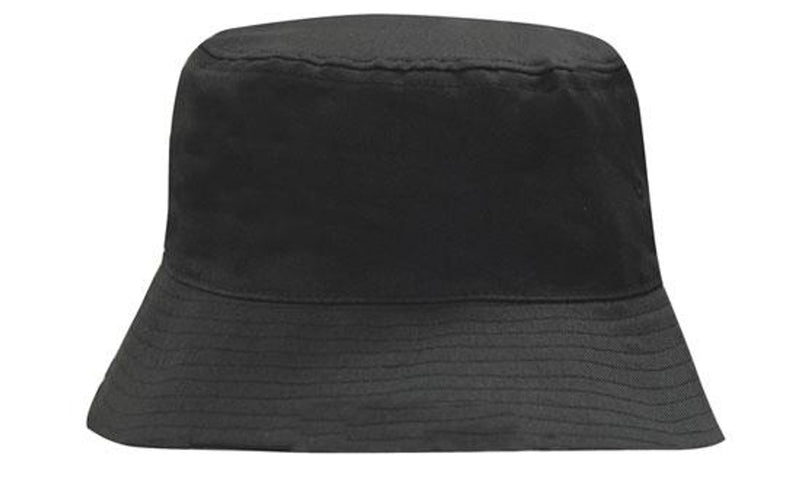 Breathable Poly Twill Bucket Hat - Adults