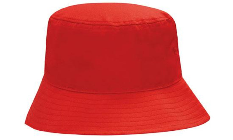 Breathable Poly Twill Bucket Hat - Adults