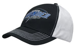 Headwear WA 4123 Chino Twill Cap with Hi Tech Mesh Back