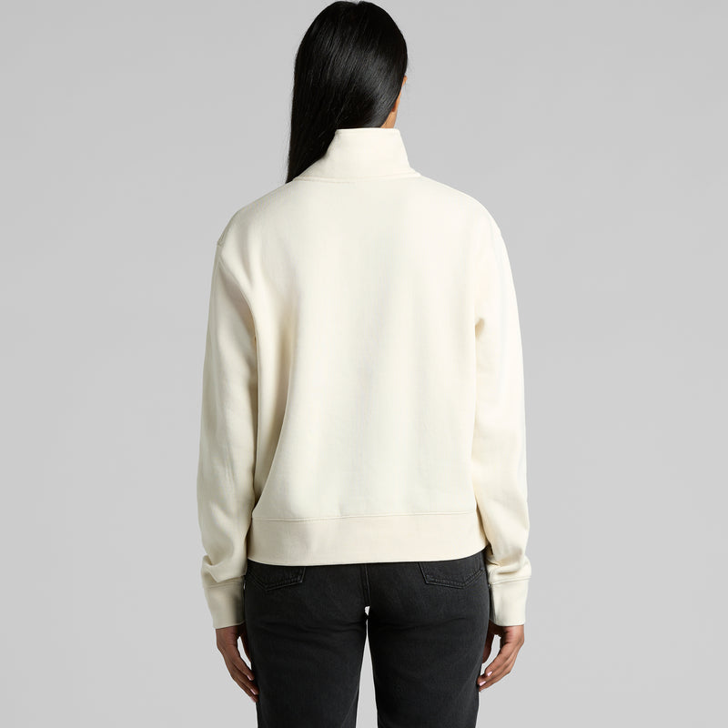 Stencil Half Zip Crew Ladies – Back
