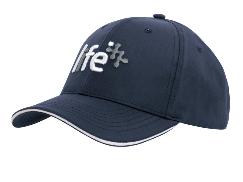 Headwear WA 4149 Sports Ripstop Cap with Sandwich Trim