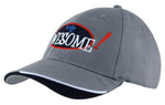 Headwear WA 4167 Brushed Heavy Cotton Cap with Indented Peak