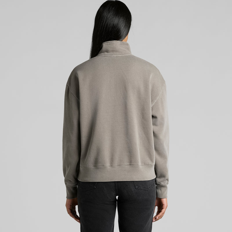 Relax Faded Half Zip Ladies – Back