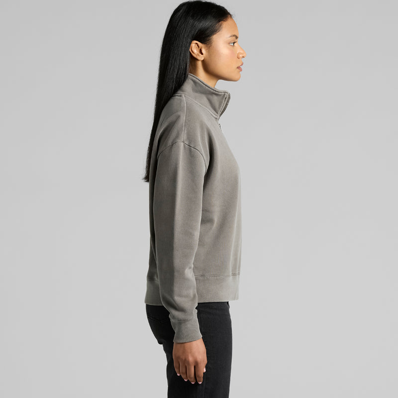 Relax Faded Half Zip Ladies – Side