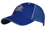 Headwear WA 4172 Brushed Chino Twill Cap with High Tech Mesh