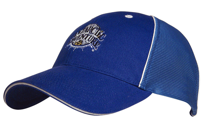 Headwear WA 4172 Brushed Chino Twill Cap with High Tech Mesh