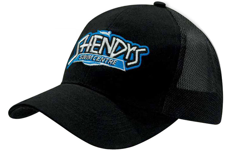 Headwear WA 4181 Brushed Cotton Cap with Mesh Back