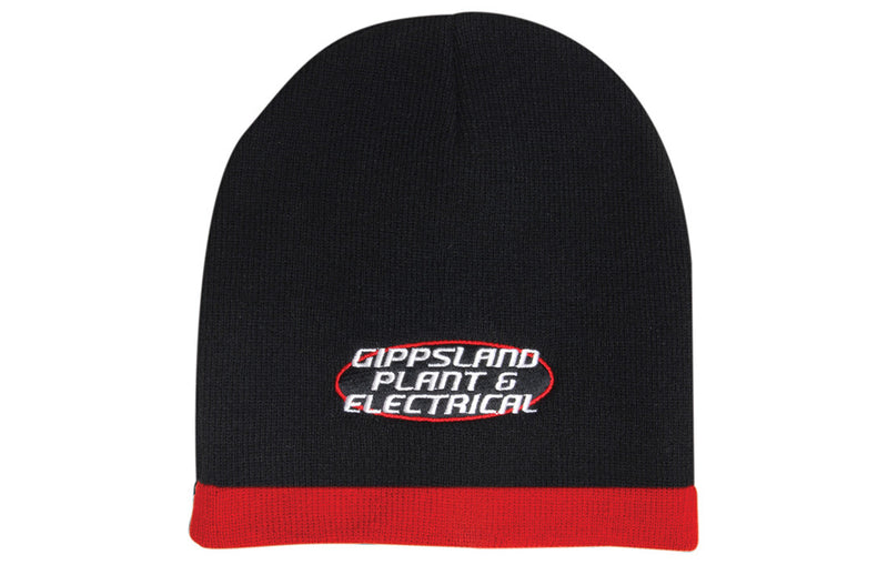 Headwear WA 4188 Roll Down Two Tone Acrylic Beanie – Toque