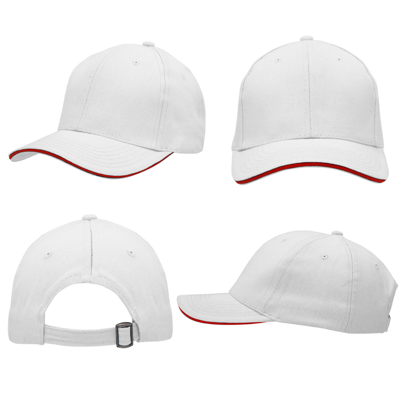 Brushed Heavy Cotton Cap with Sandwich Trim