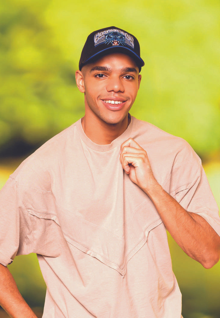 Brushed Heavy Cotton Cap with Sandwich Trim