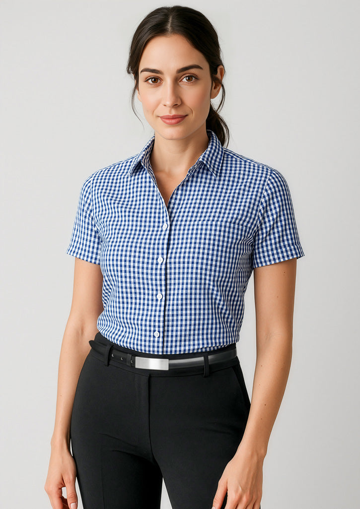 Biz Corporates 43412 Springfield Short Sleeve Shirt Ladies