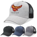 4395 Heathered Mesh Trucker - Includes Embroidery