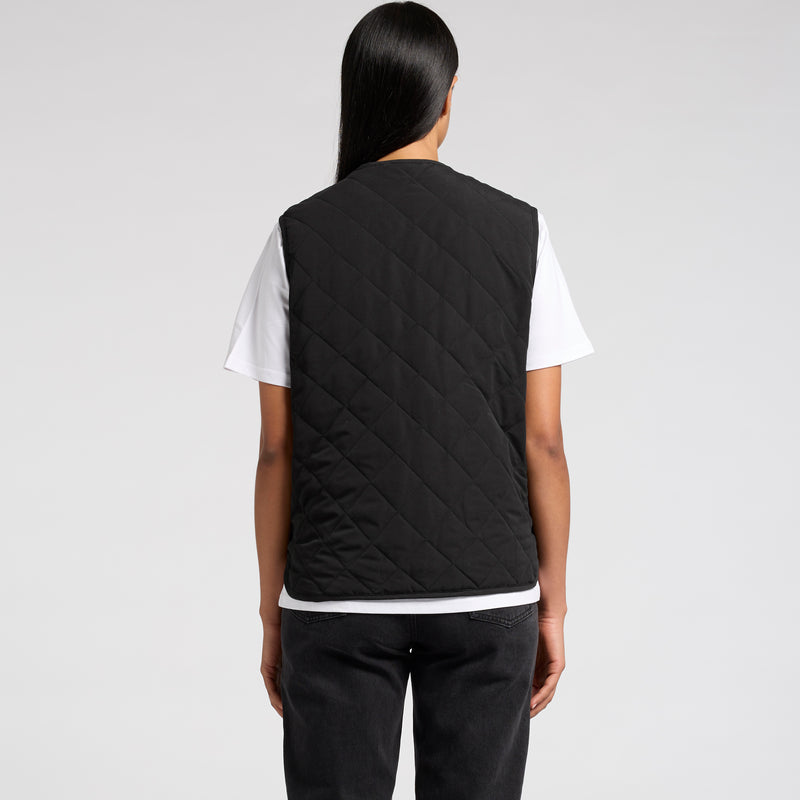 Quilted Vest Ladies – Back