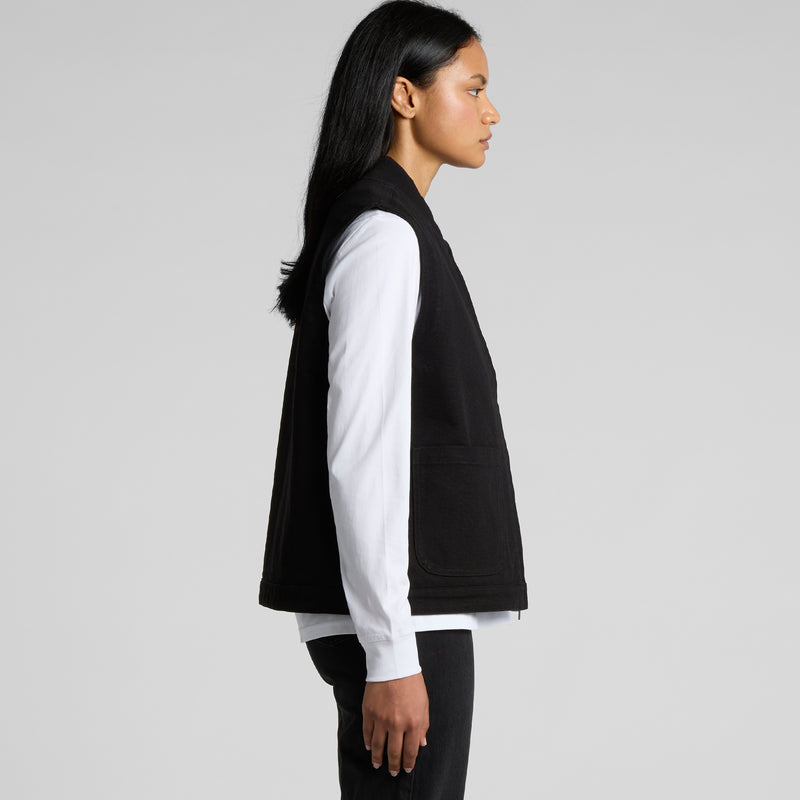 Canvas Heavy Vest Ladies – Side