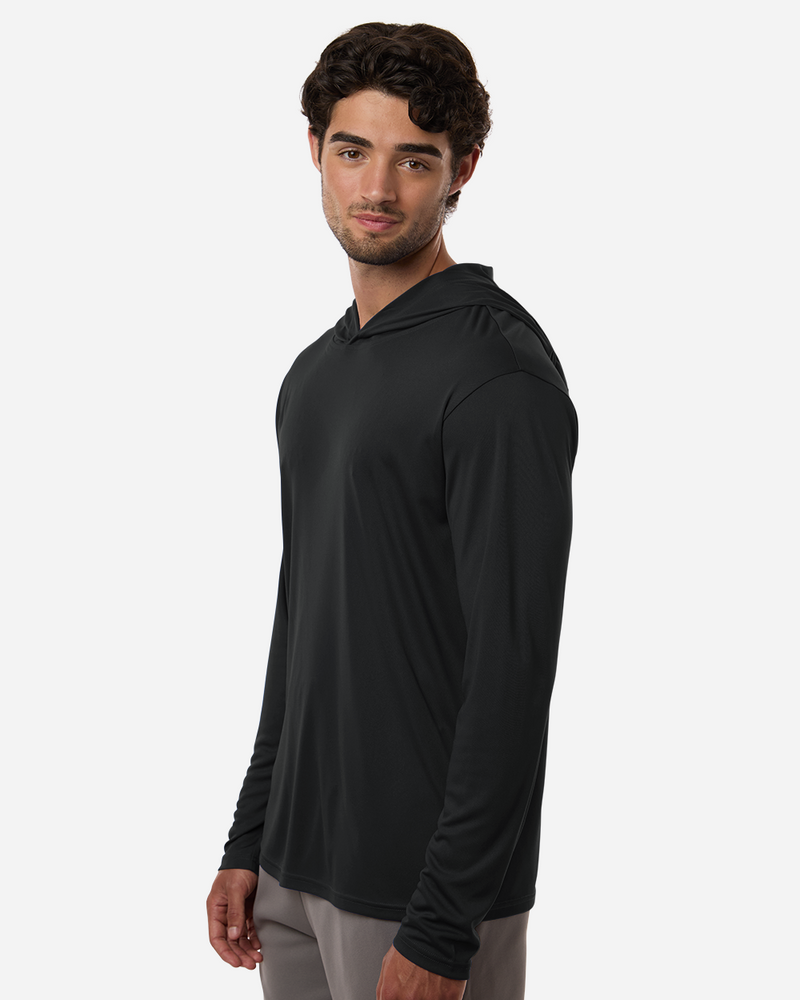 AllPro 48510 Long Sleeve Hooded T-Shirt Mens – rear view