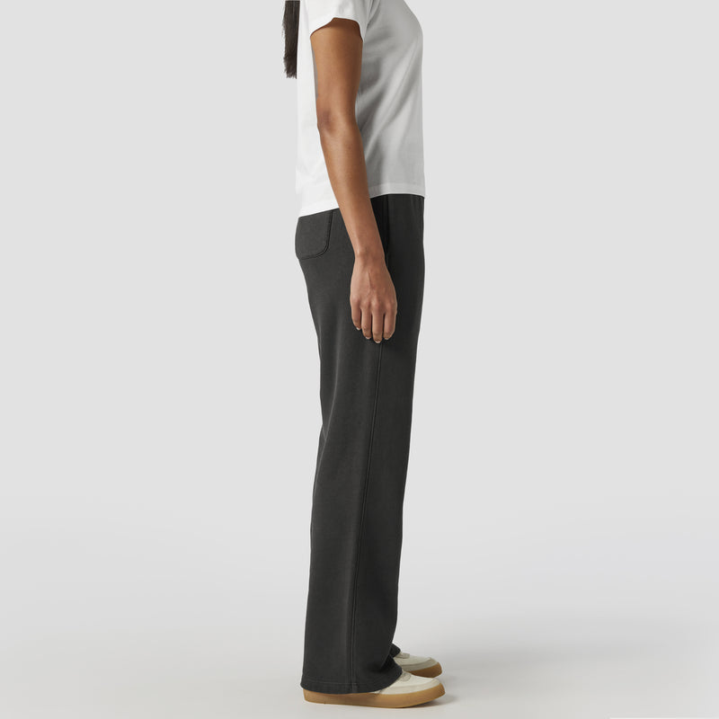 Relax Faded Cuffless Track Pants Ladies – Side
