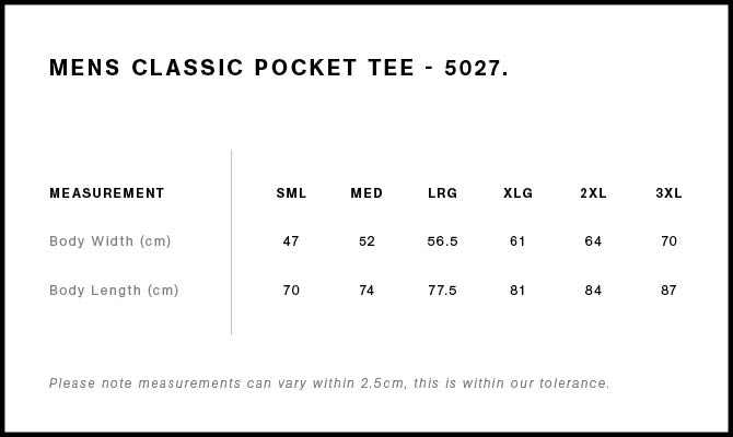 Classic Pocket Tee Mens