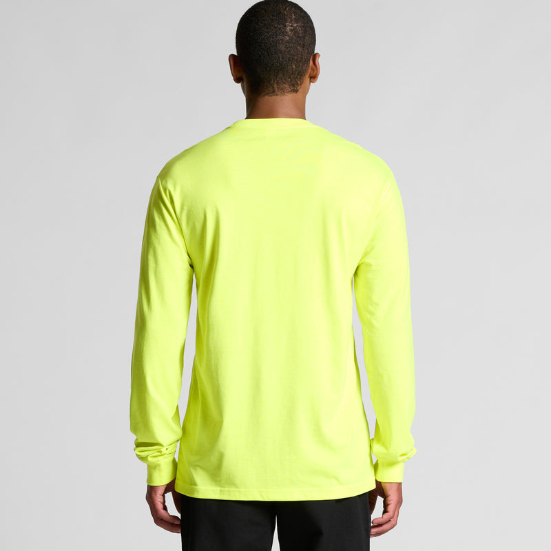 Block Safety Long Sleeve Tee Mens – Back